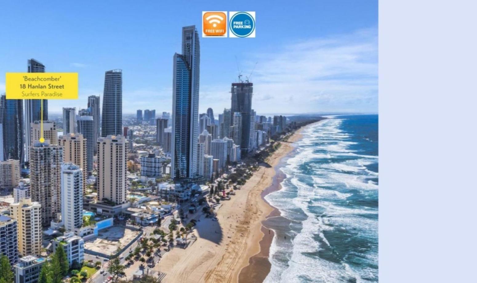 Beachside Apartment In The Heart Of Surfers Paradise - Free Parking Gold Coast Luaran gambar